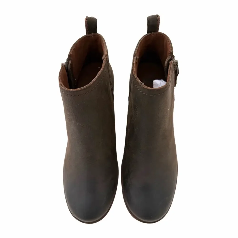Teva Anaya Waterproof Dark Brown Leather Size 7.5 Ankle Booties NEW